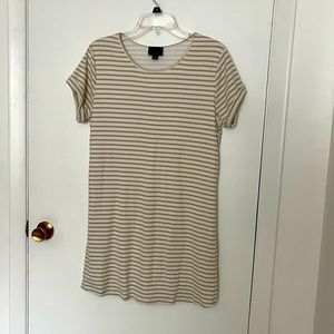 Vici Cotton Striped T-Shirt Dress